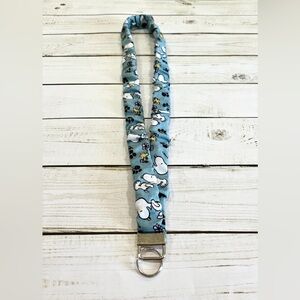 Blue Cartoon Print Kids Lanyard